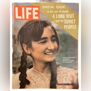 Vintage Life Magazine September 13, 1963 Special Issue Soviet People